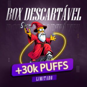 Box Alquimista | Pod Descartável com Mais de 30.000 Puffs 