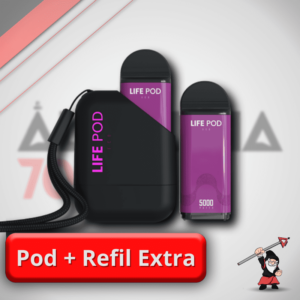 Life Pod | Eco Pod System 5000 Puffs + Cartucho Eco 12ml